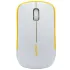 Mofii GO18 2.4GHz Silent Wireless Mouse (White/Yellow)